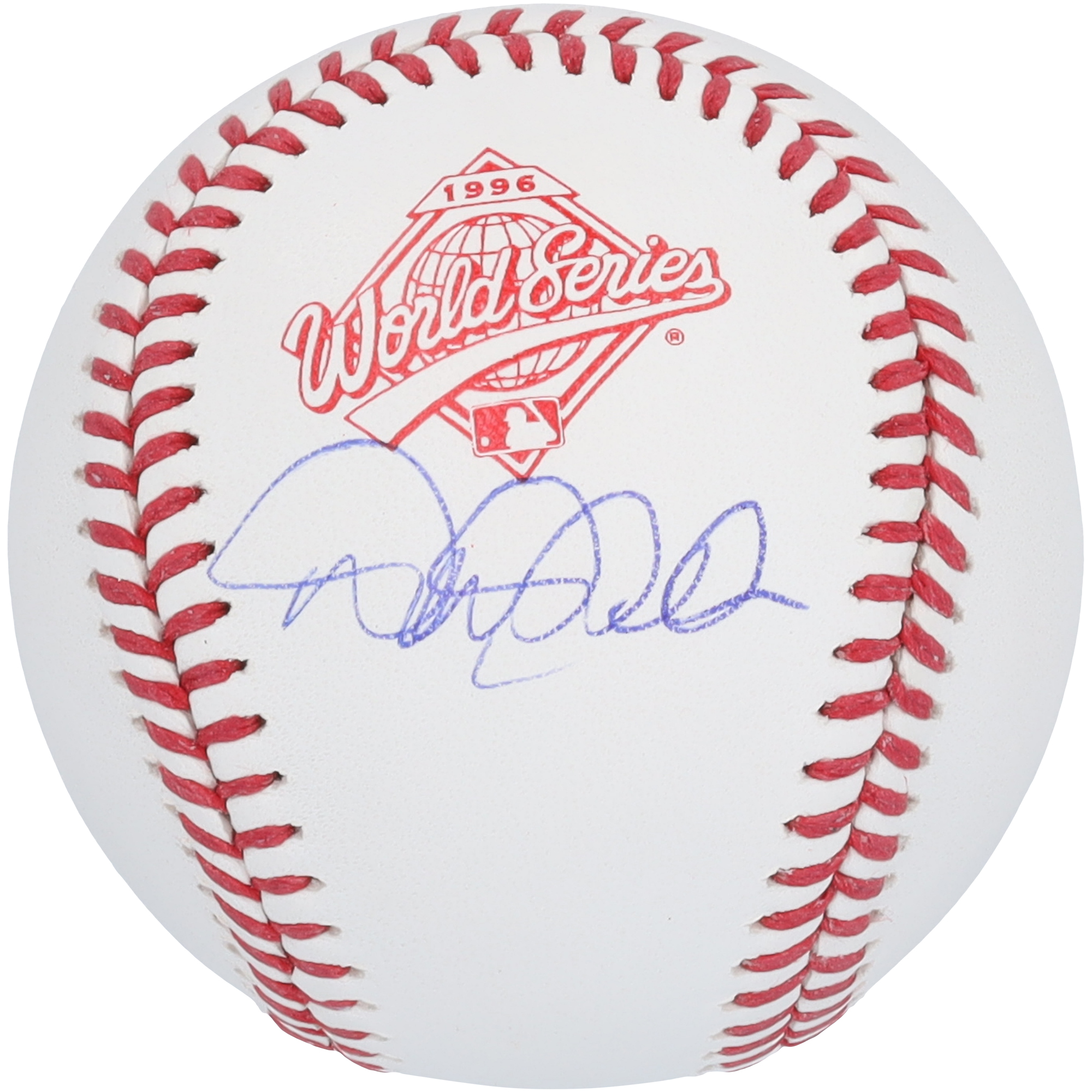 Derek Jeter New York Yankees Autographed 1996 World Series Logo Baseball