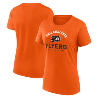 Women's Logo Athletic Orange Philadelphia Flyers Unrivaled T-Shirt