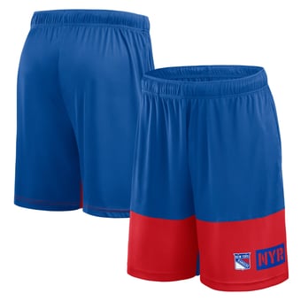 Men's Logo Athletic Blue New York Rangers Best of the Best Shorts