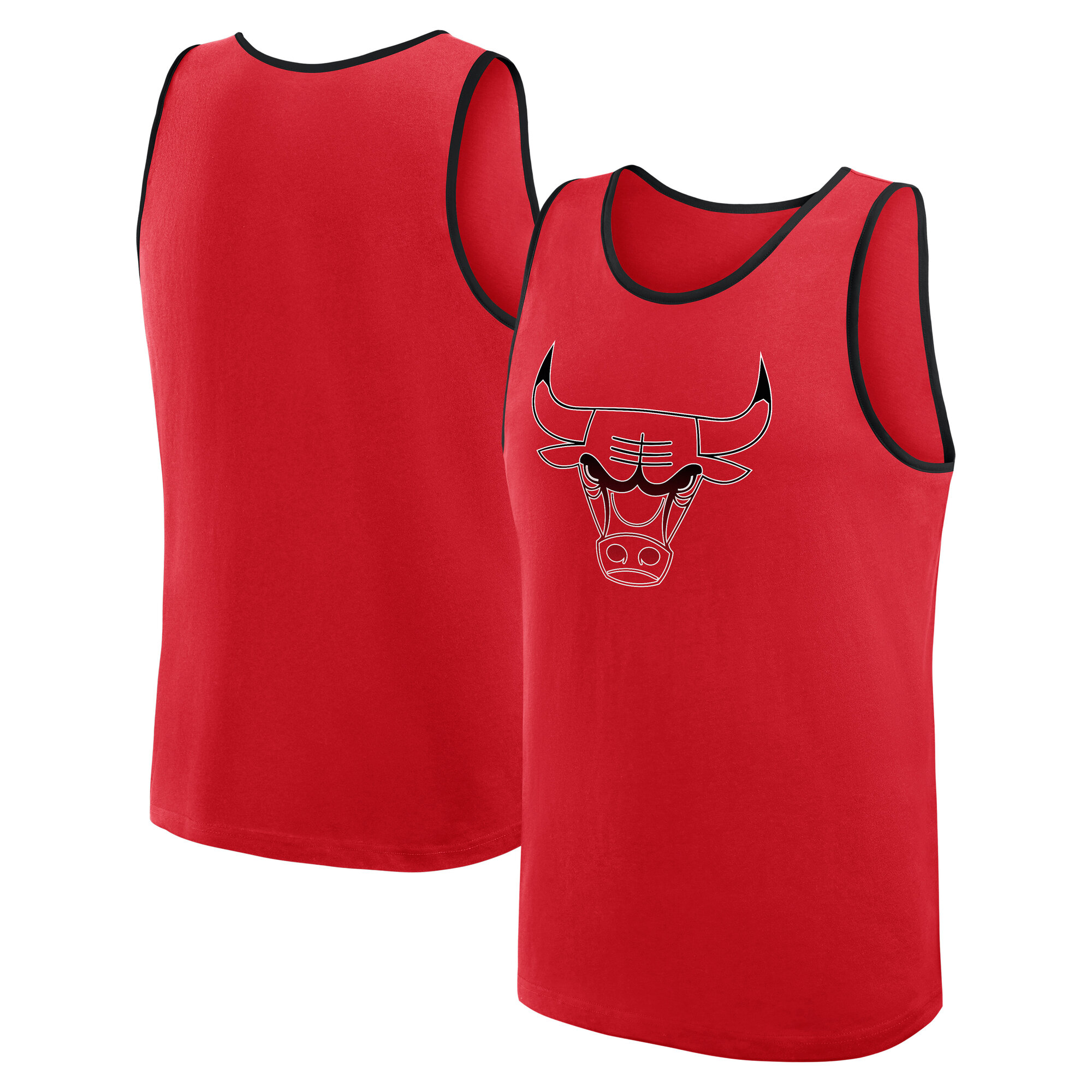 Men's Logo Athletic Red Chicago Bulls Unmatched Success Tank Top