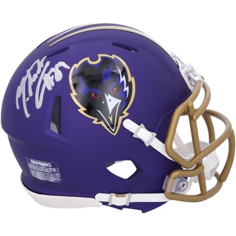 Mark Andrews Baltimore Ravens Autographed 2024 Riddell Alternate Speed Mini Helmet