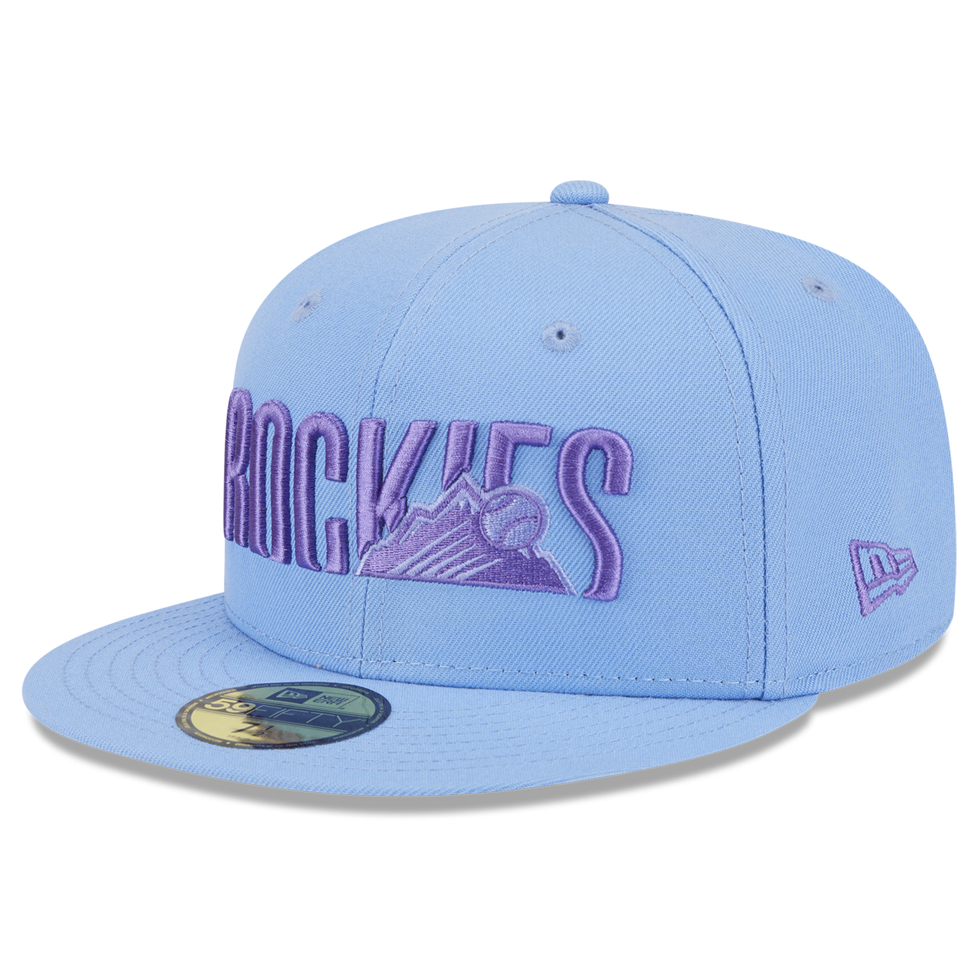 Men’s New Era Light Blue Colorado Rockies 2025 City Connect Fan Pack 59FIFTY Fitted Hat Men’s New Era Light Blue Colorado Rockies 2025 City Connect Fan Pack 59FIFTY Fitted Hat