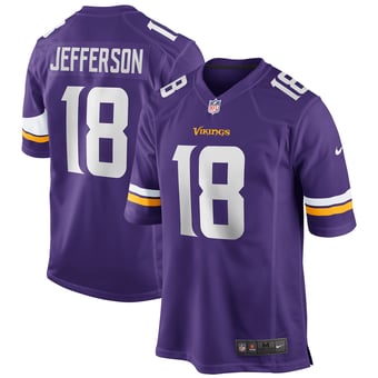 Minnesota Vikings Nike Home Game Jersey - Justin Jefferson - Mens