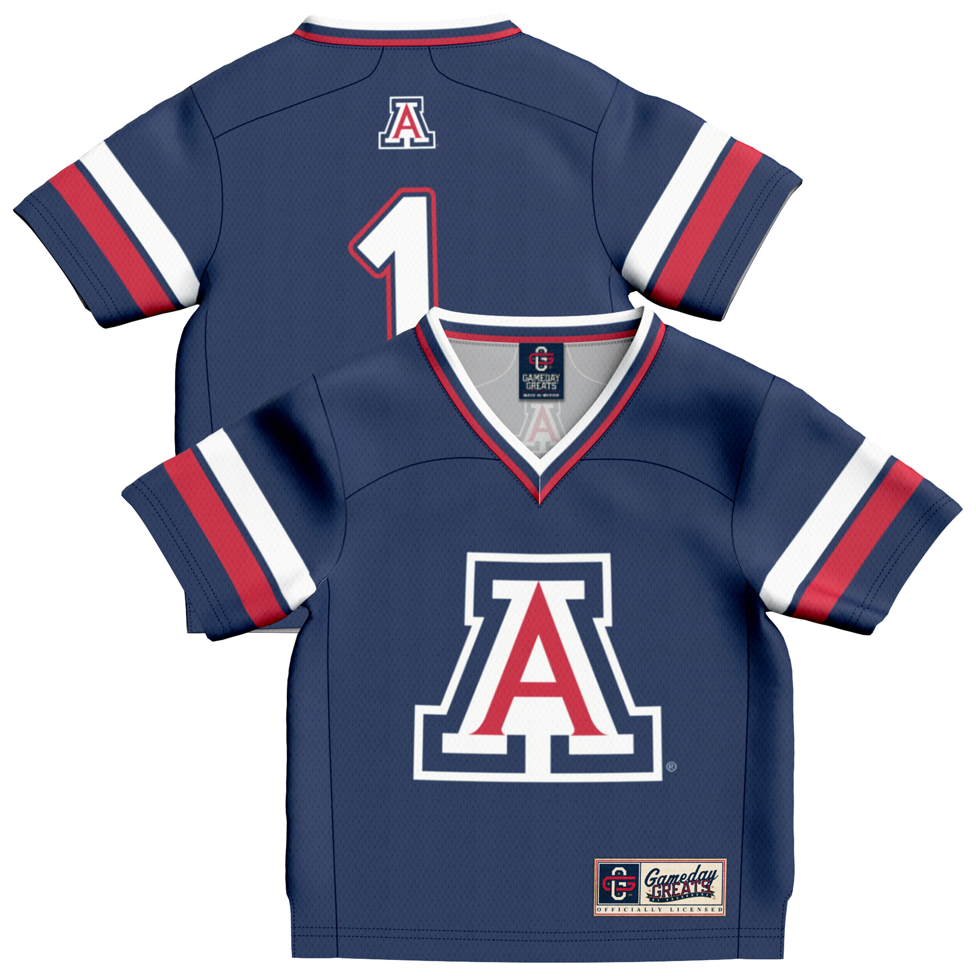 Infant GameDay Greats #1 Navy Arizona Wildcats Collegiate Football Fashion Jersey