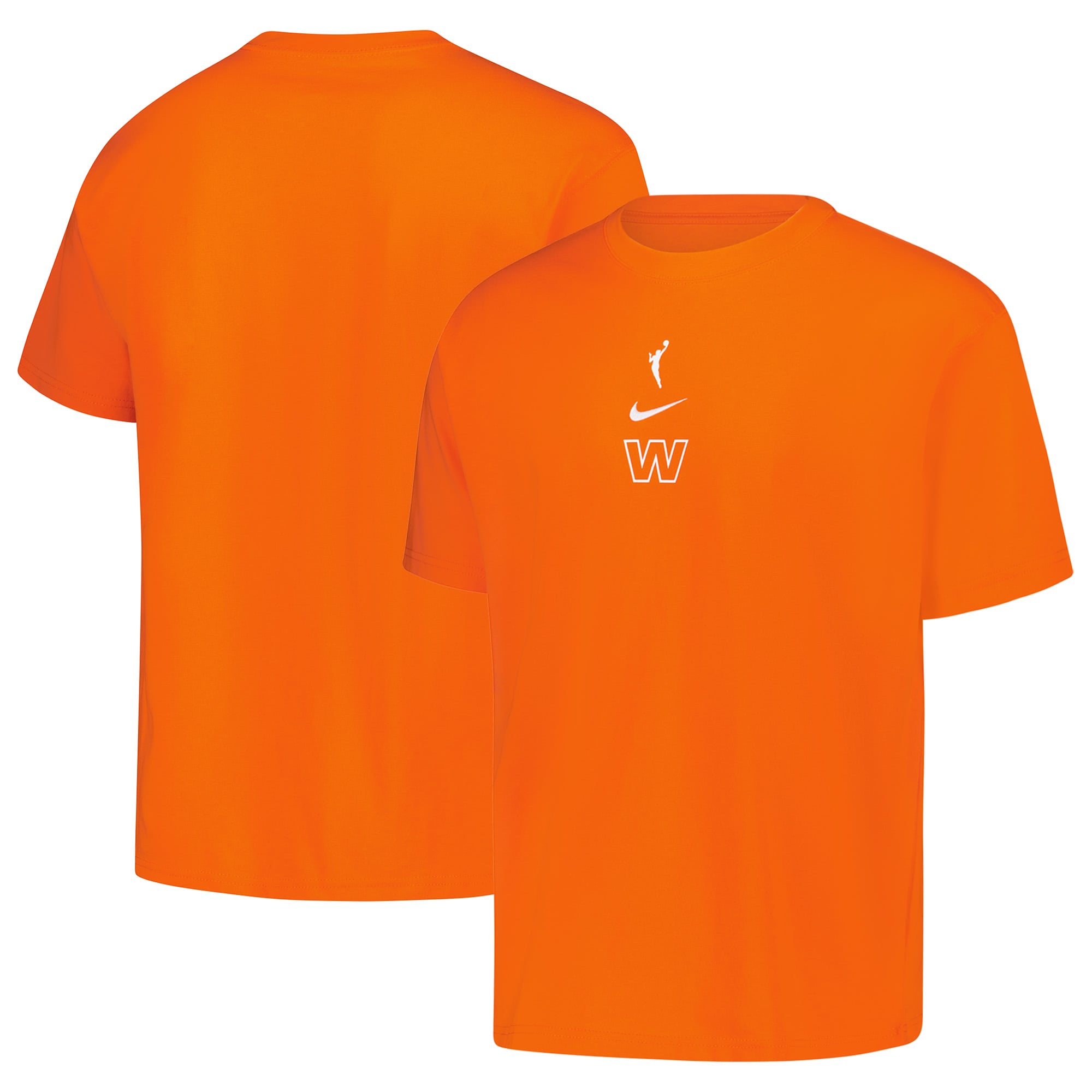 Unisex Nike  Orange WNBA Logowoman Premium Essential T-Shirt