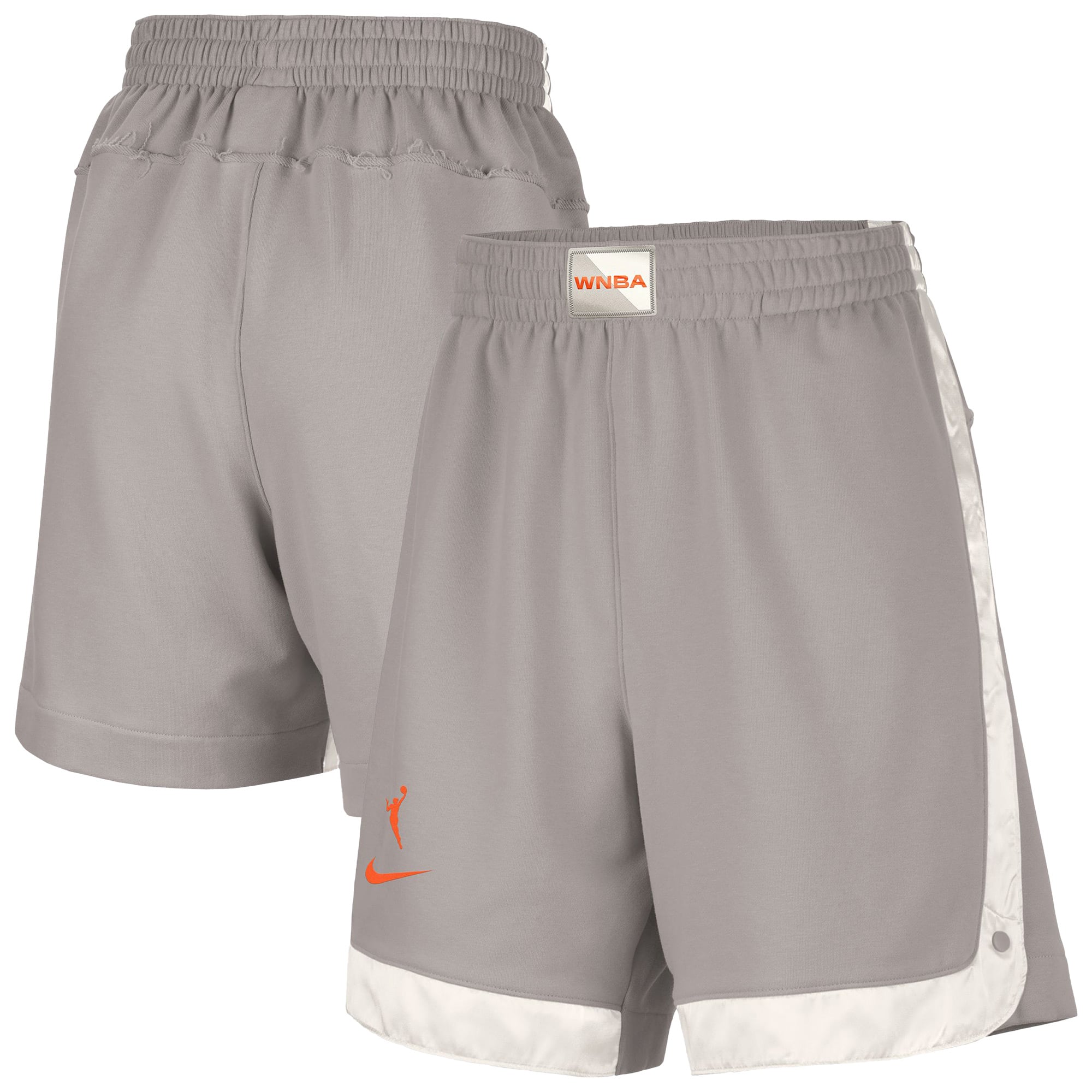 Women's Nike  Gray WNBA Gear WNBA Fly Basketball Tri-Blend Fleece Shorts