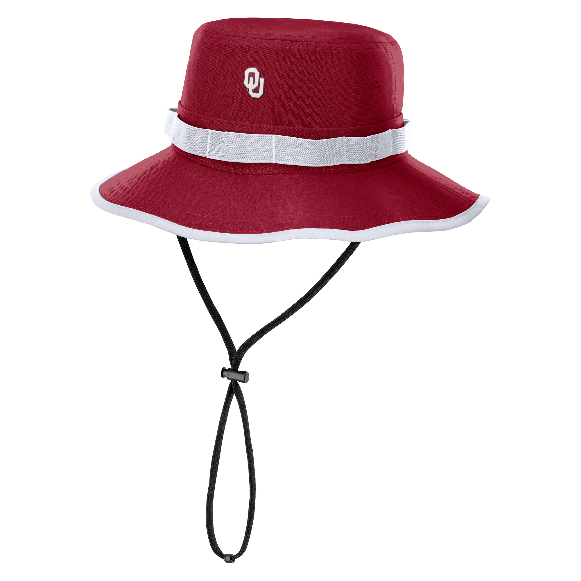 Men's Nike Crimson Oklahoma Sooners 2025 Sideline Apex Boonie Performance Bucket Hat