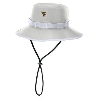 Men's Nike Gray West Virginia Mountaineers 2025 Sideline Apex Boonie Performance Bucket Hat