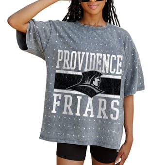 Women's Gameday Couture Gray Providence Friars On the Ball Oversized T-Shirt