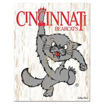 WinCraft Cincinnati Bearcats 11'' x 17'' Wood Sign