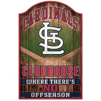 WinCraft St. Louis Cardinals 11'' x 17'' Wood Sign