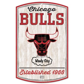 WinCraft Chicago Bulls 11'' x 17'' Wood Sign