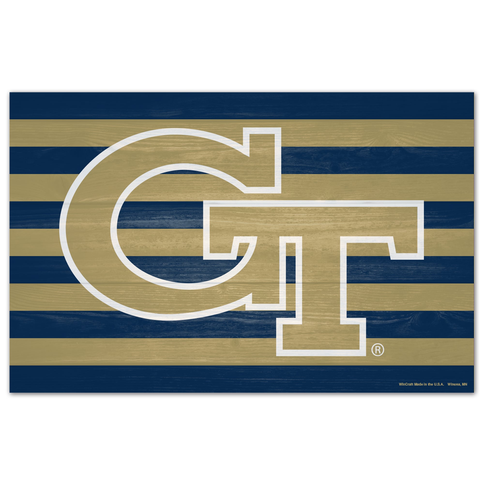 WinCraft Georgia Tech Yellow Jackets 11'' x 17'' Wood Sign