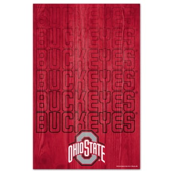 WinCraft Ohio State Buckeyes 11'' x 17'' Wood Sign