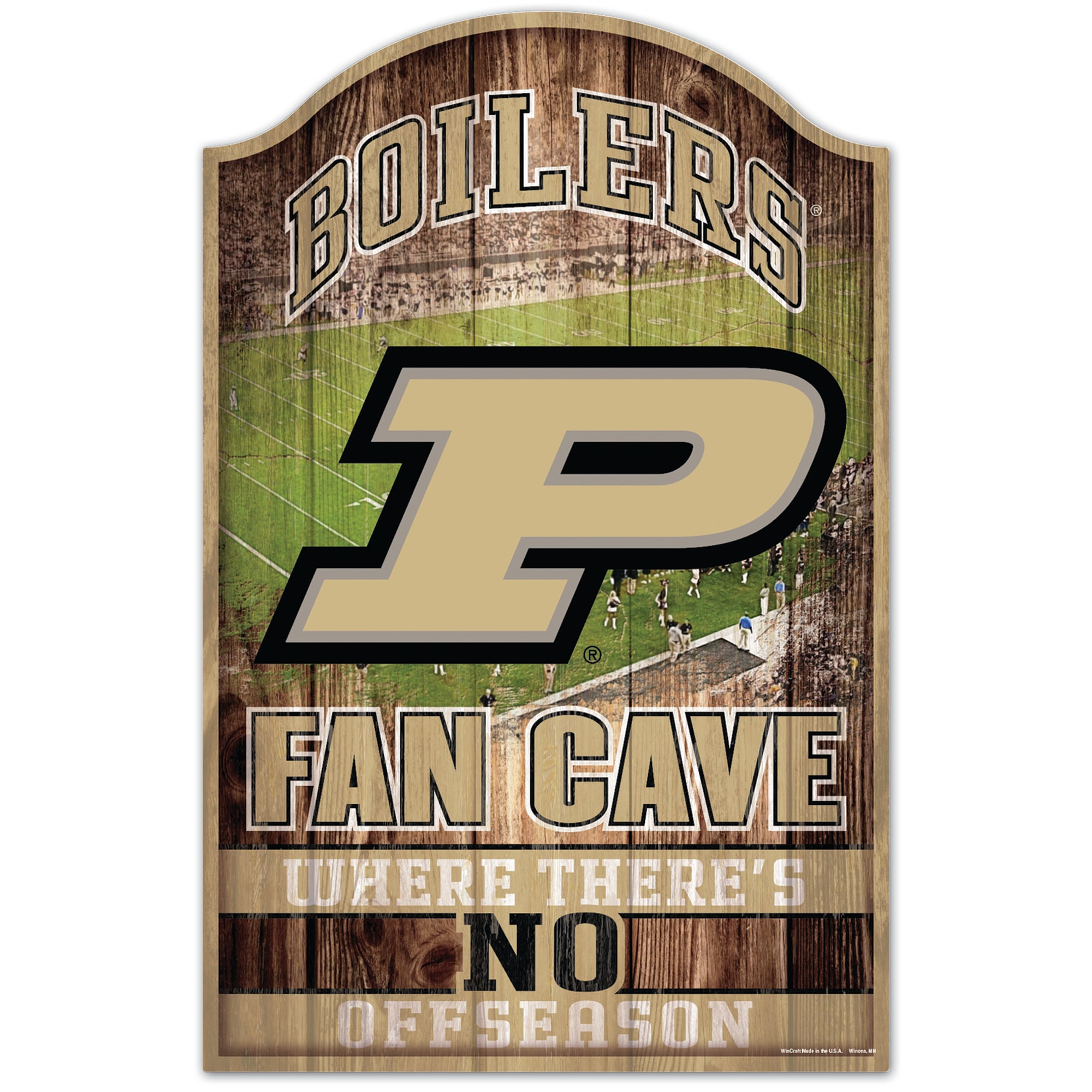 WinCraft Purdue Boilermakers 11'' x 17'' Wood Sign