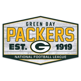 WinCraft Green Bay Packers 11'' x 17'' Wood Sign