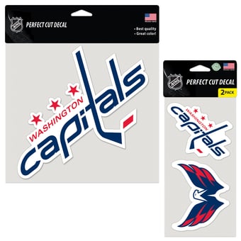 WinCraft Washington Capitals Three-Pack Perfect Cut Decals