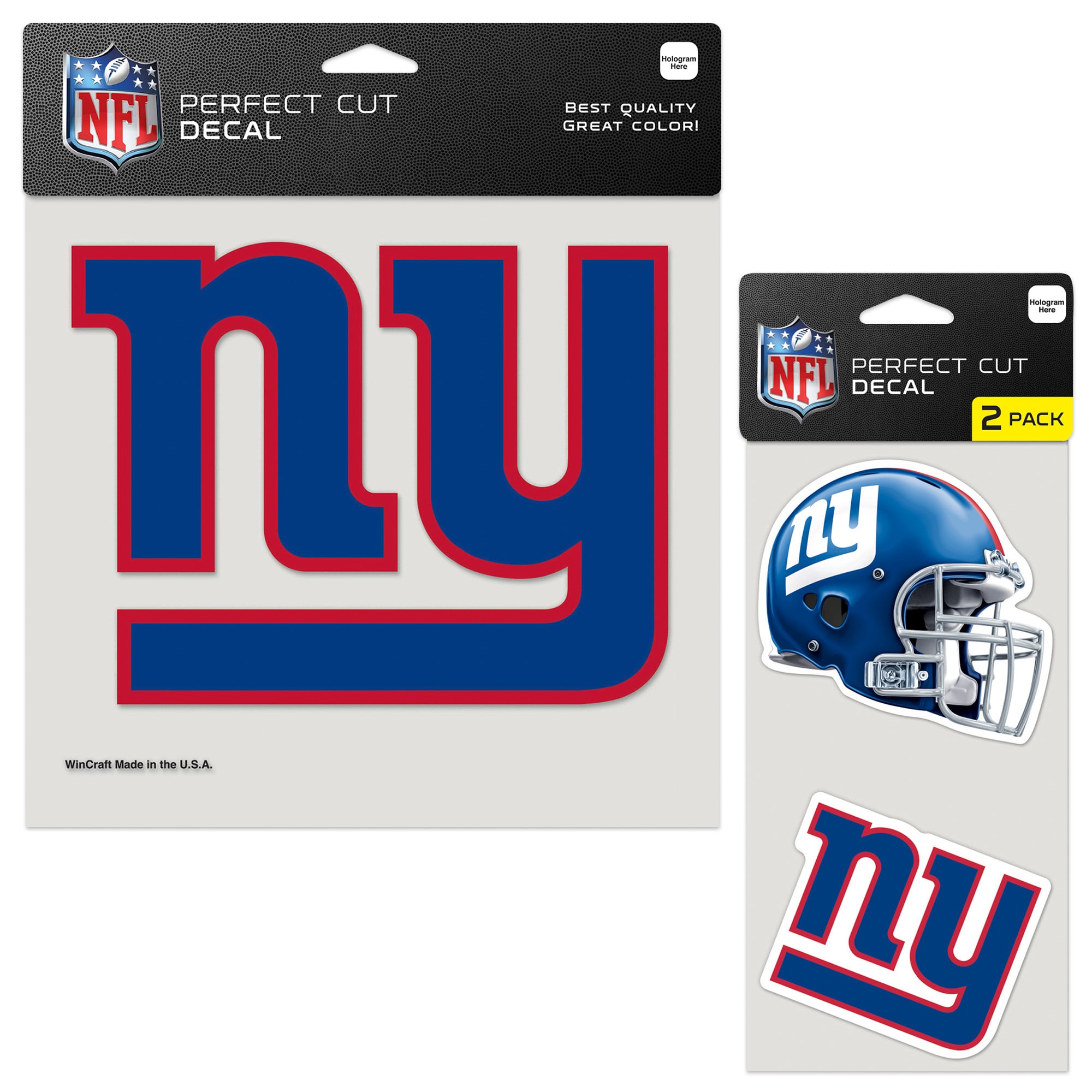 WinCraft New York Giants Three-Pack Perfect Cut Decals WinCraft New York Giants Three-Pack Perfect Cut Decals