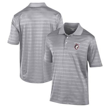 Men's Champion Gray Northeastern Huskies Textured Solid Polo
