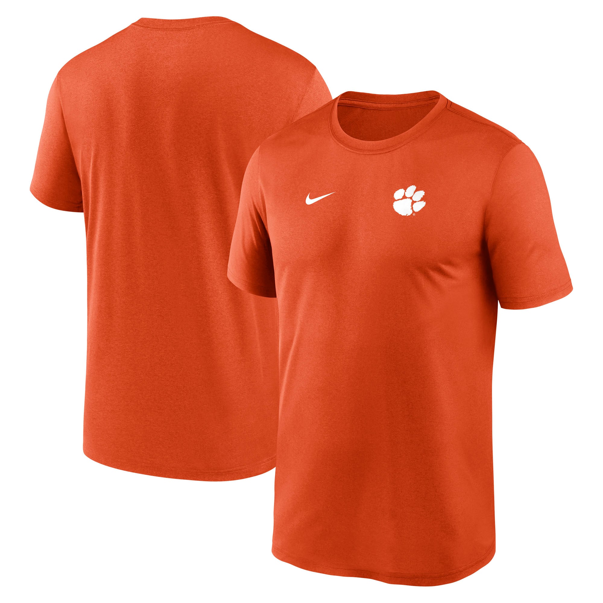 Men's Nike Orange Clemson Tigers 2025 Sideline Small Logo Legend Dri-FIT T-Shirt