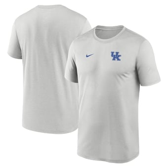 Men's Nike Gray Kentucky Wildcats 2025 Sideline Small Logo Legend Dri-FIT T-Shirt