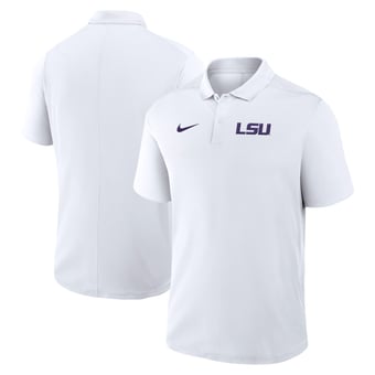 Men's Nike White LSU Tigers Primetime Victory Dri-FIT Polo