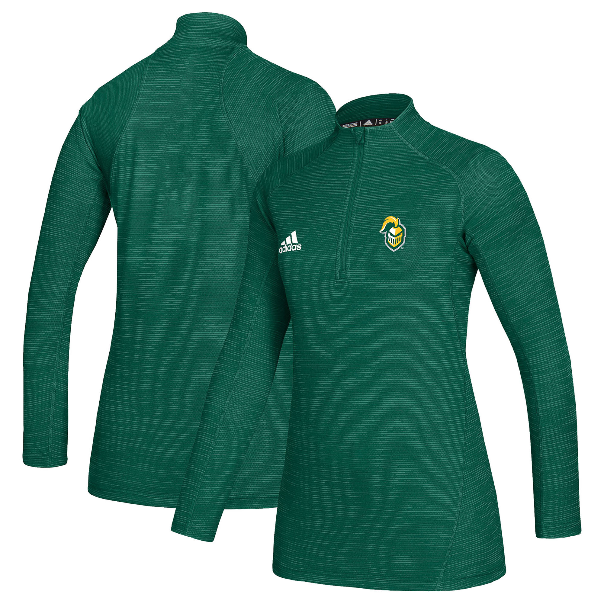 Women’s adidas Green New Jersey City Gothic Knights Game Mode Performance Quarter-Zip Pullover Top