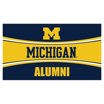 Michigan Wolverines 28" x 16" Alumni Trapper Door Mat