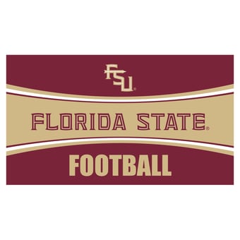 Florida State Seminoles 28" x 16" Football Trapper Door Mat