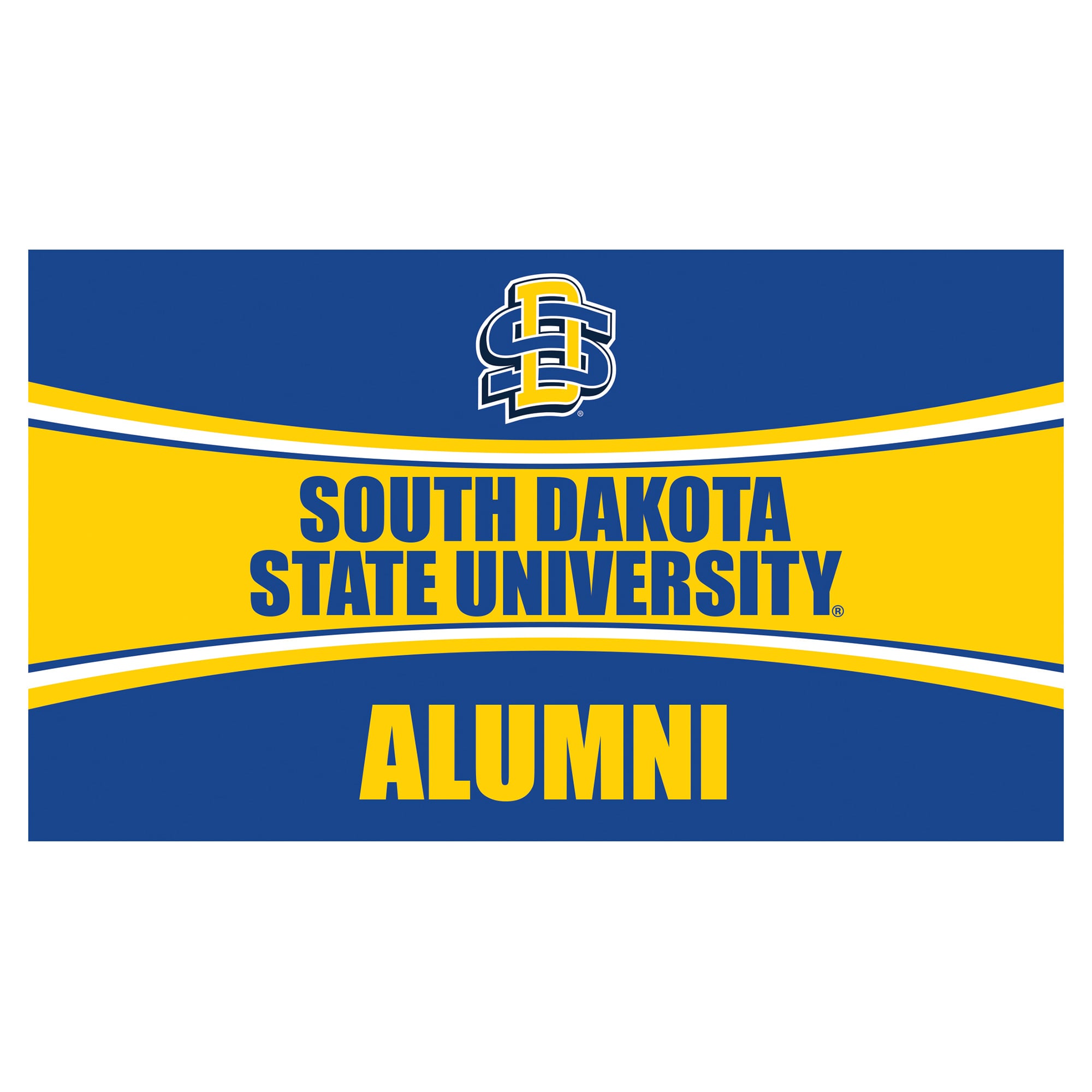 South Dakota State Jackrabbits 28" x 16" Alumni Trapper Door Mat