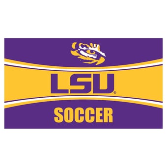 LSU Tigers 28" x 16" Soccer Trapper Door Mat