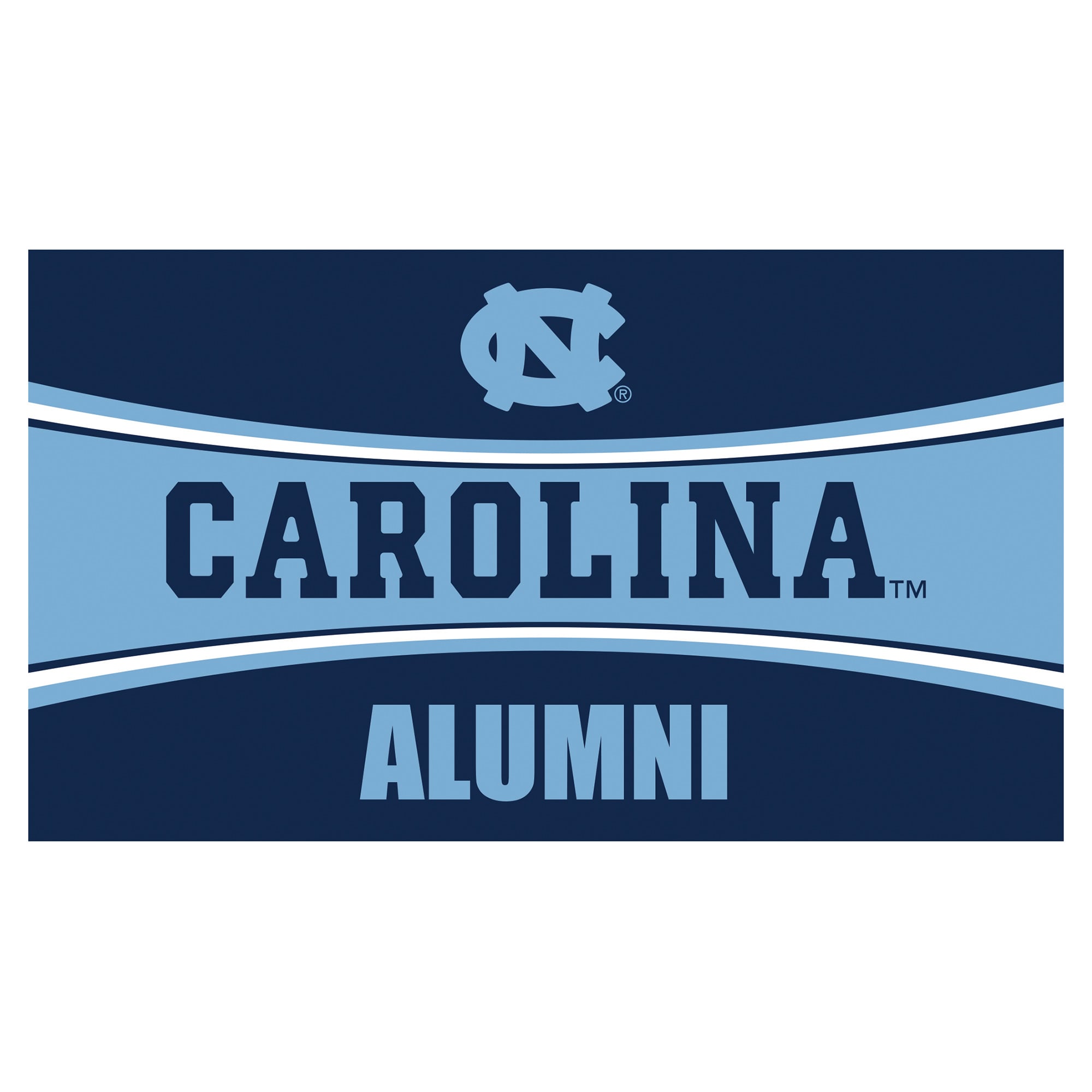 North Carolina Tar Heels 28" x 16" Alumni Trapper Door Mat