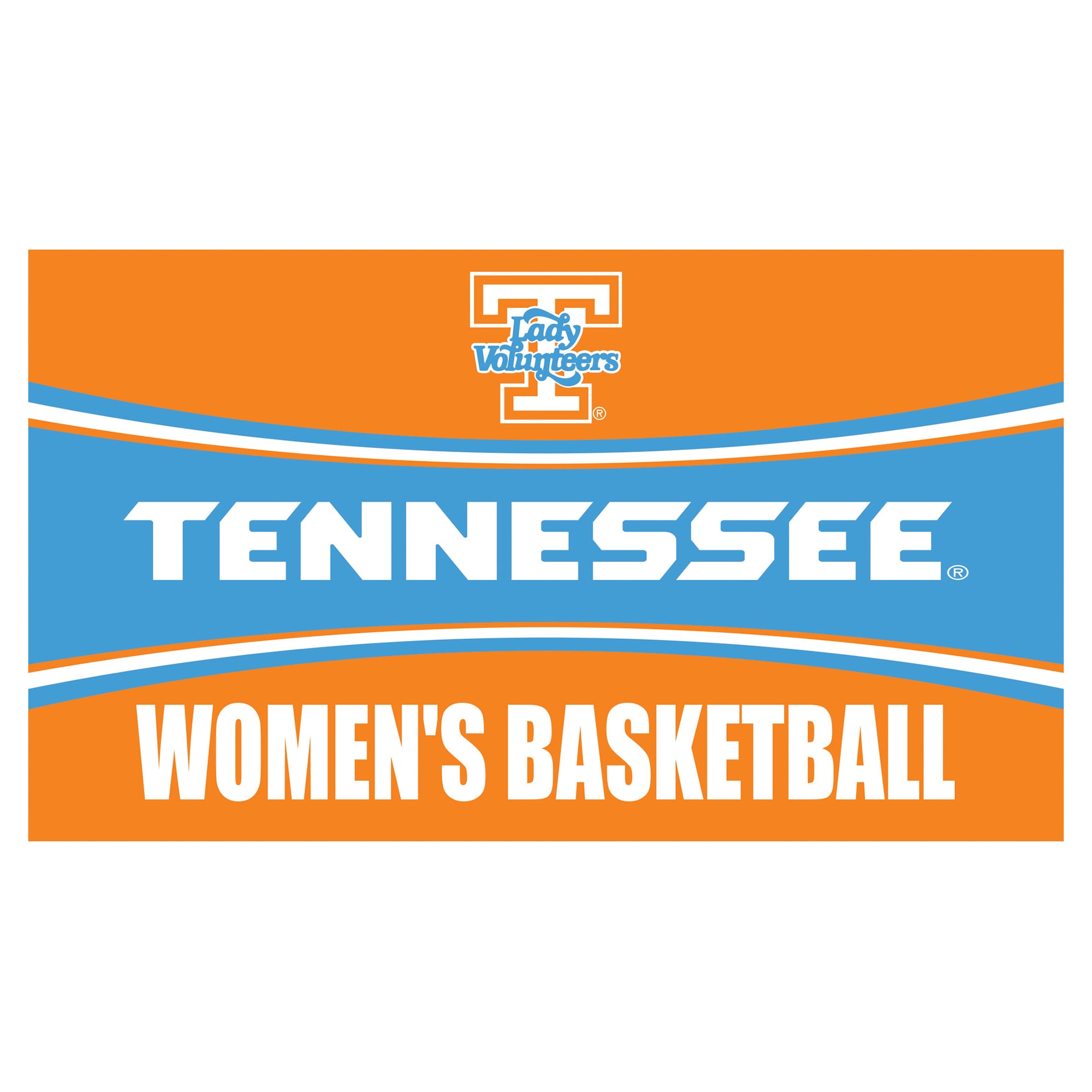 Tennessee Volunteers 28" x 16" Women's Basketball Trapper Door Mat