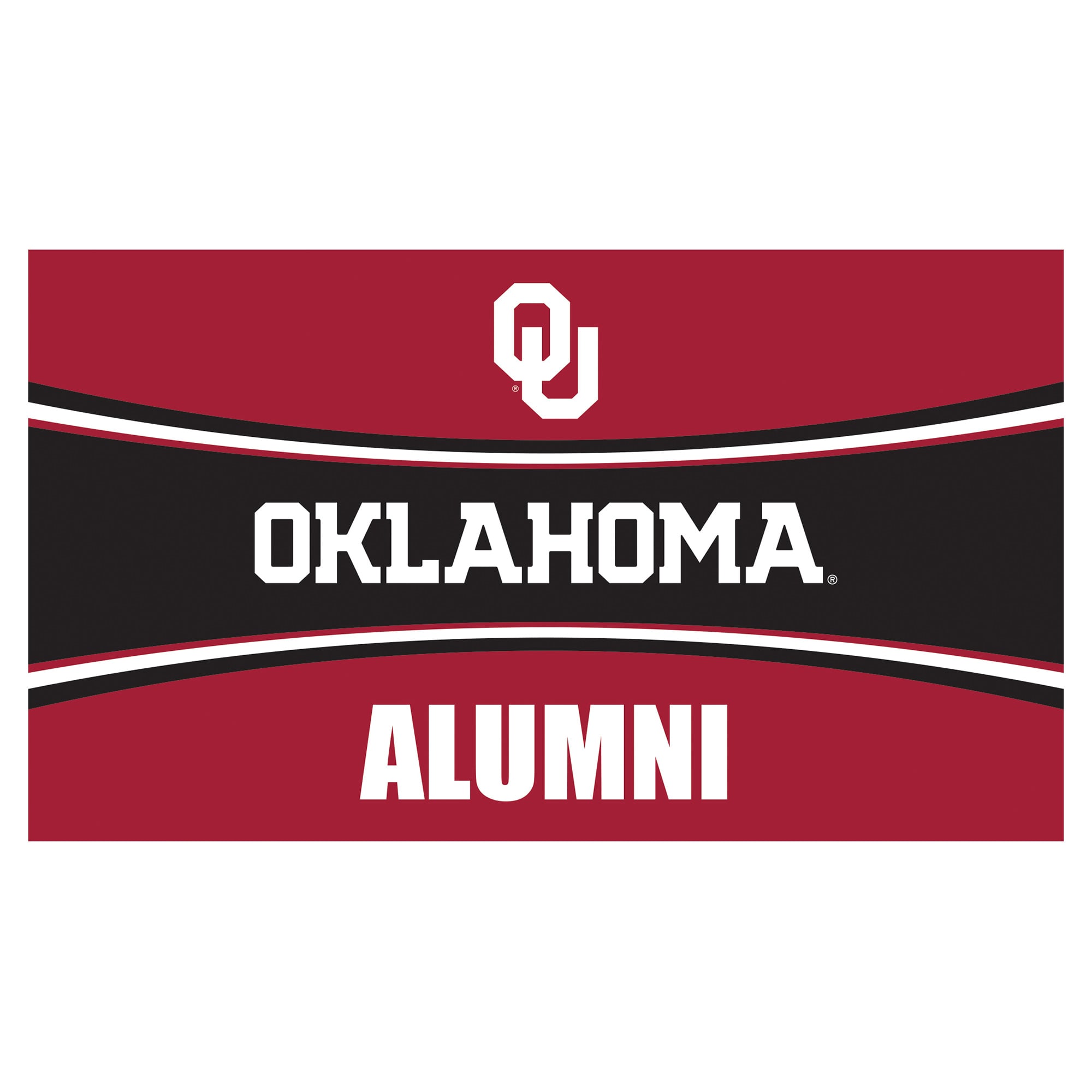 Oklahoma Sooners 28" x 16" Alumni Trapper Door Mat