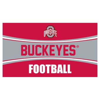 Ohio State Buckeyes 28" x 16" Football Trapper Door Mat
