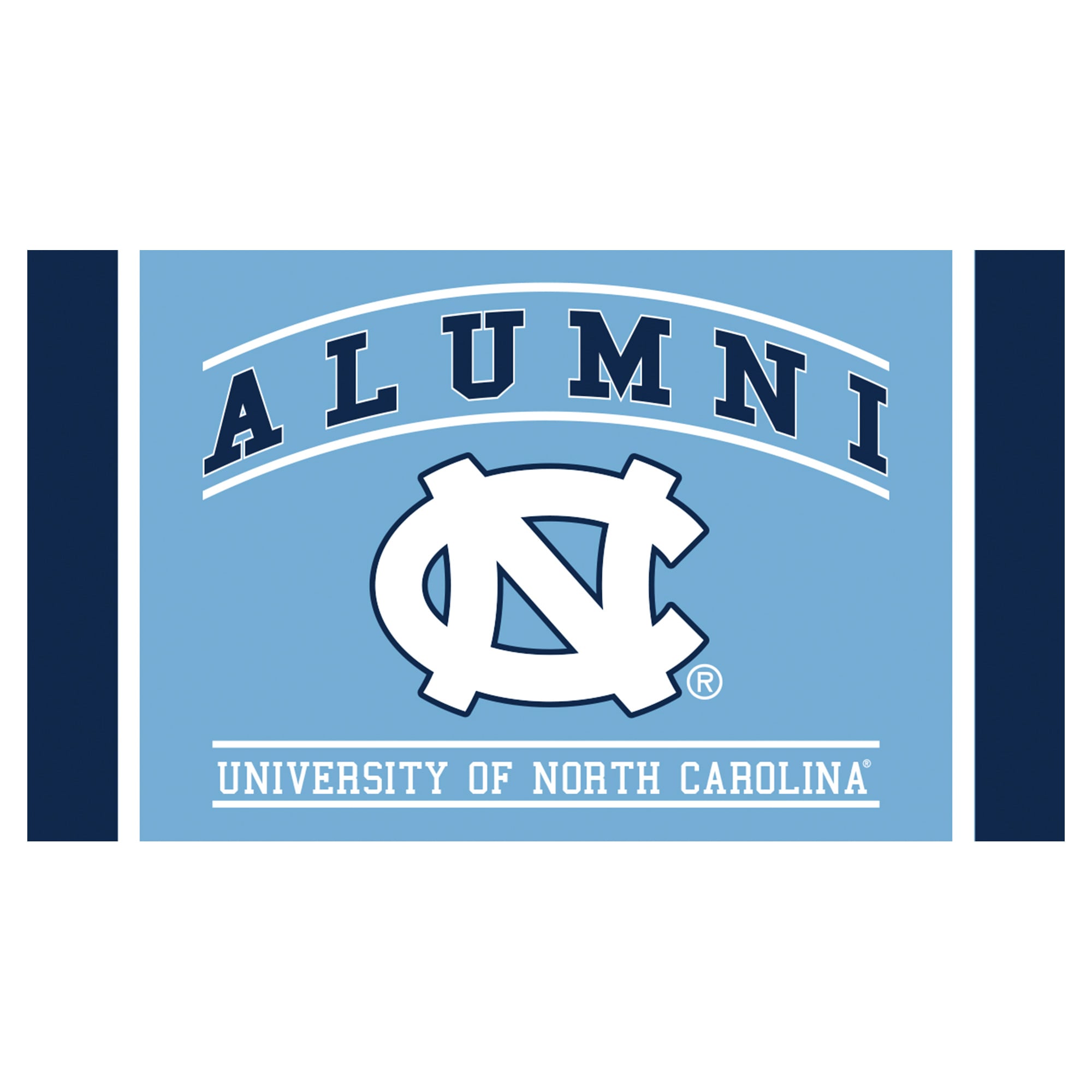 North Carolina Tar Heels 28" x 16" Alumni Turf Door Mat