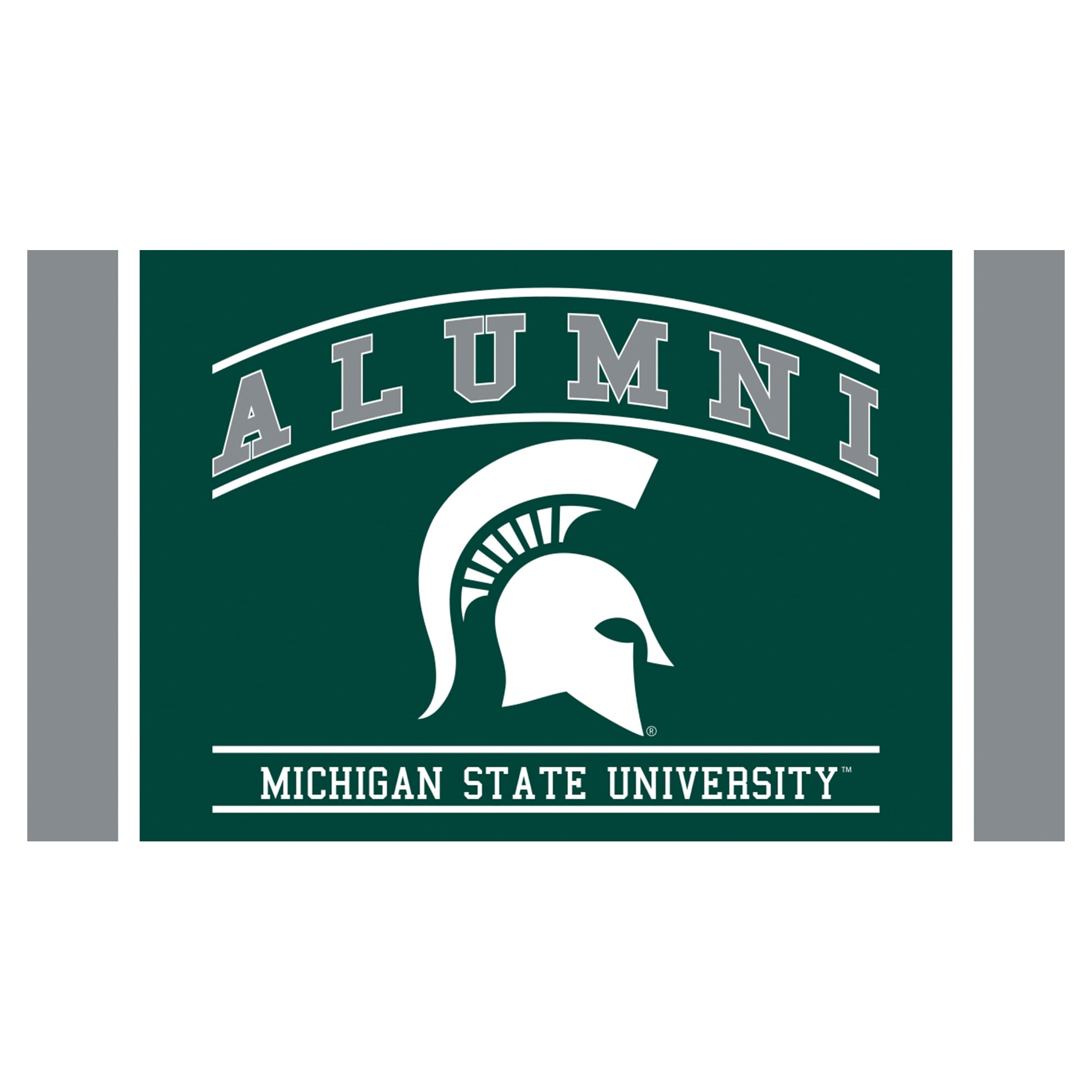 Michigan State Spartans 28" x 16" Alumni Turf Door Mat