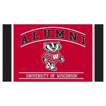 Wisconsin Badgers 28" x 16" Alumni Turf Door Mat