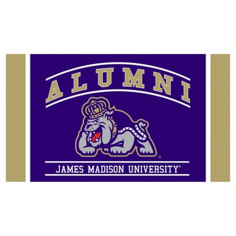 James Madison Dukes 28" x 16" Alumni Turf Door Mat