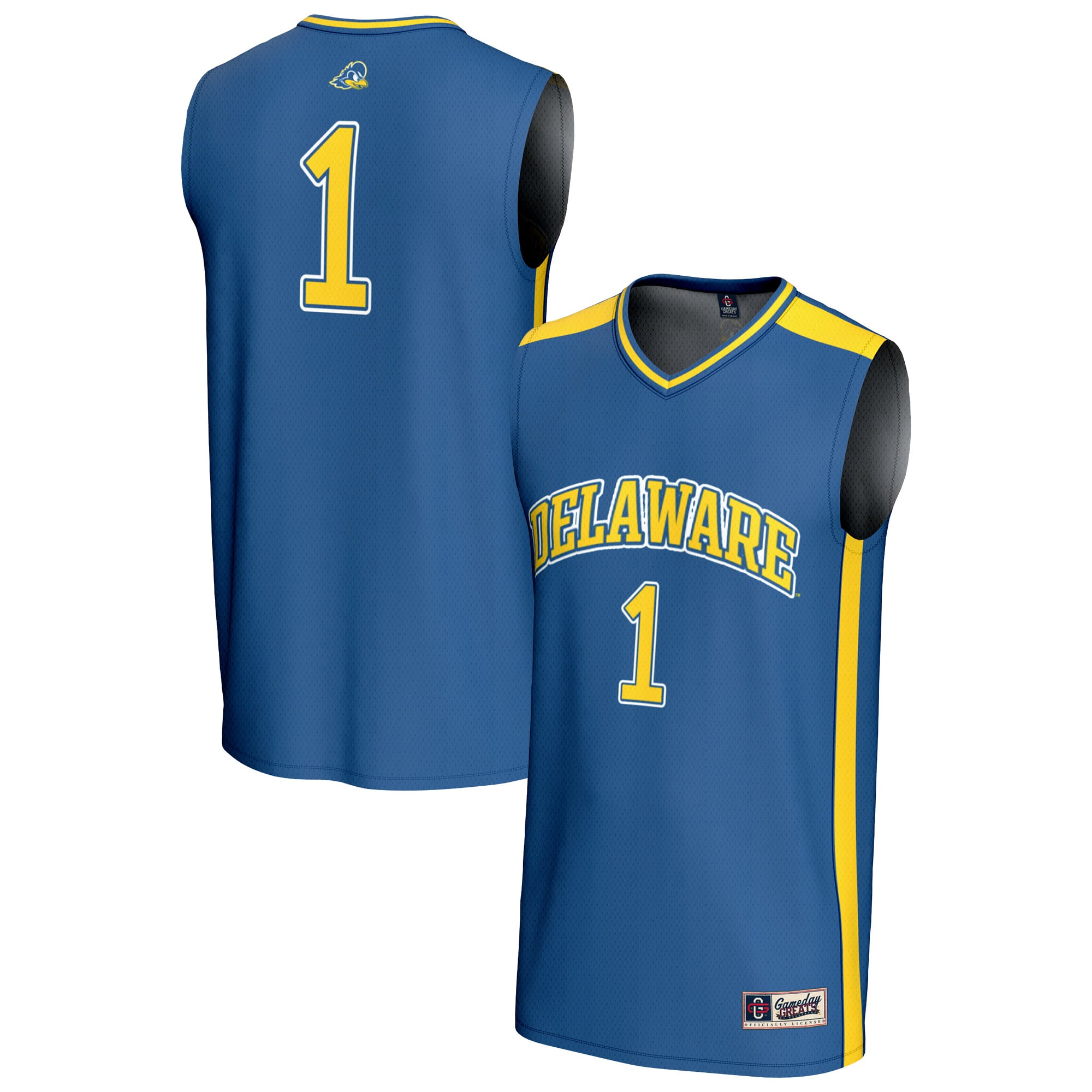 Youth GameDay Greats #1 Royal Delaware Fightin' Blue Hens Lightweight Collegiate Basketball Fashion Jersey