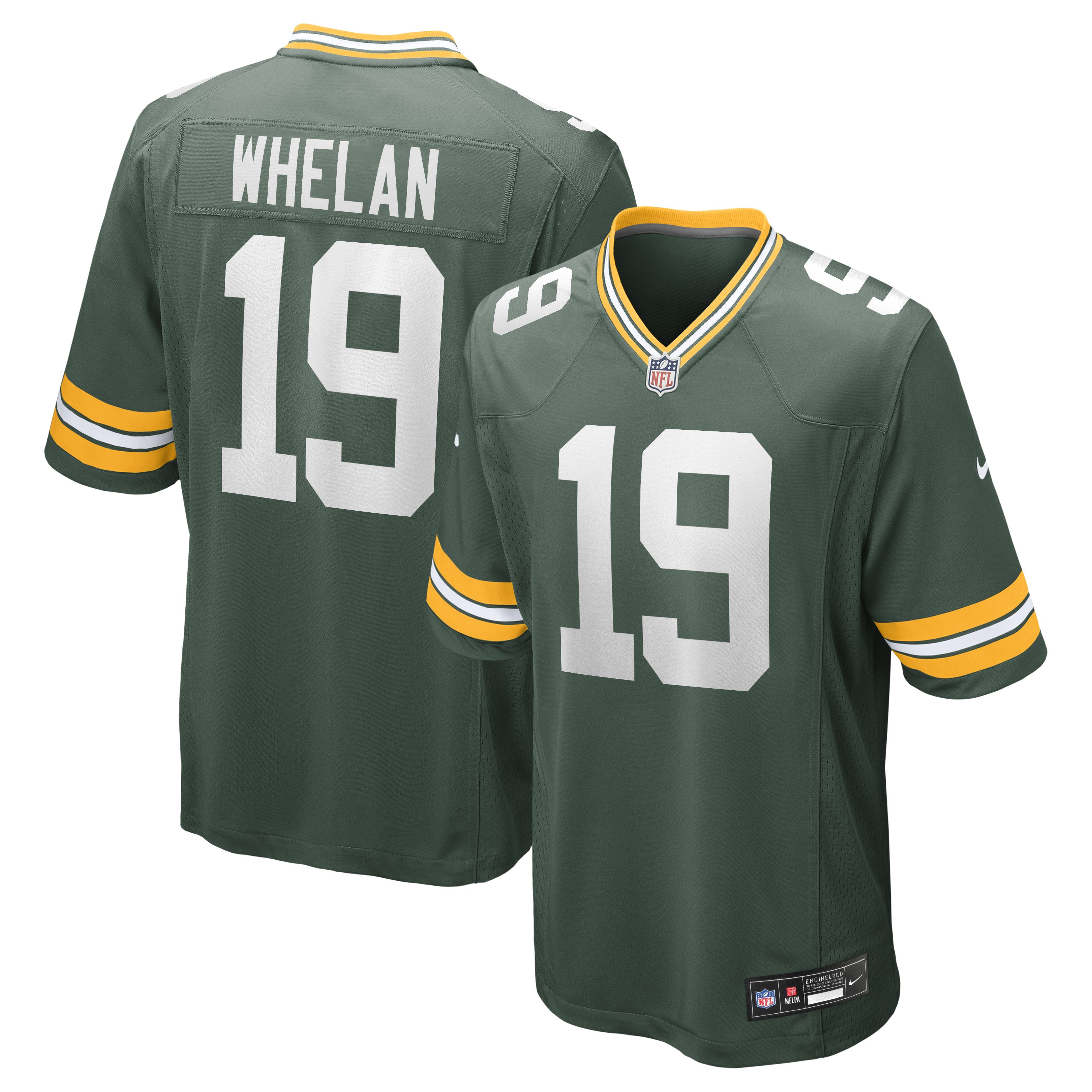 Men's Nike Daniel Whelan Green Green Bay Packers Game Jersey