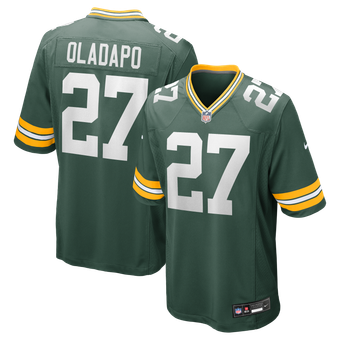 Men's Nike Kitan Oladapo Green Green Bay Packers Game Jersey
