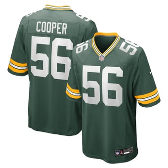 Men's Nike Edgerrin Cooper Green Green Bay Packers Game Jersey