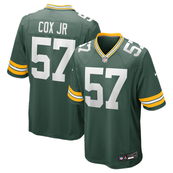 Men's Nike Brenton Cox Jr.  Green Green Bay Packers  Game Jersey