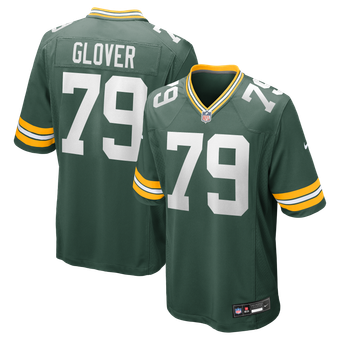 Men's Nike Travis Glover  Green Green Bay Packers  Game Jersey