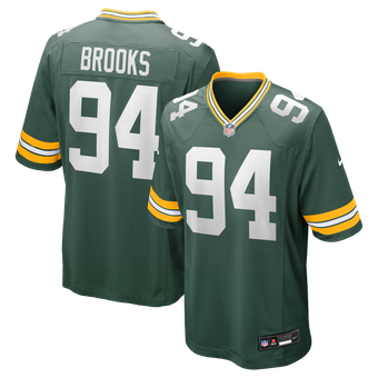 Men's Nike Karl Brooks Green Green Bay Packers Game Jersey