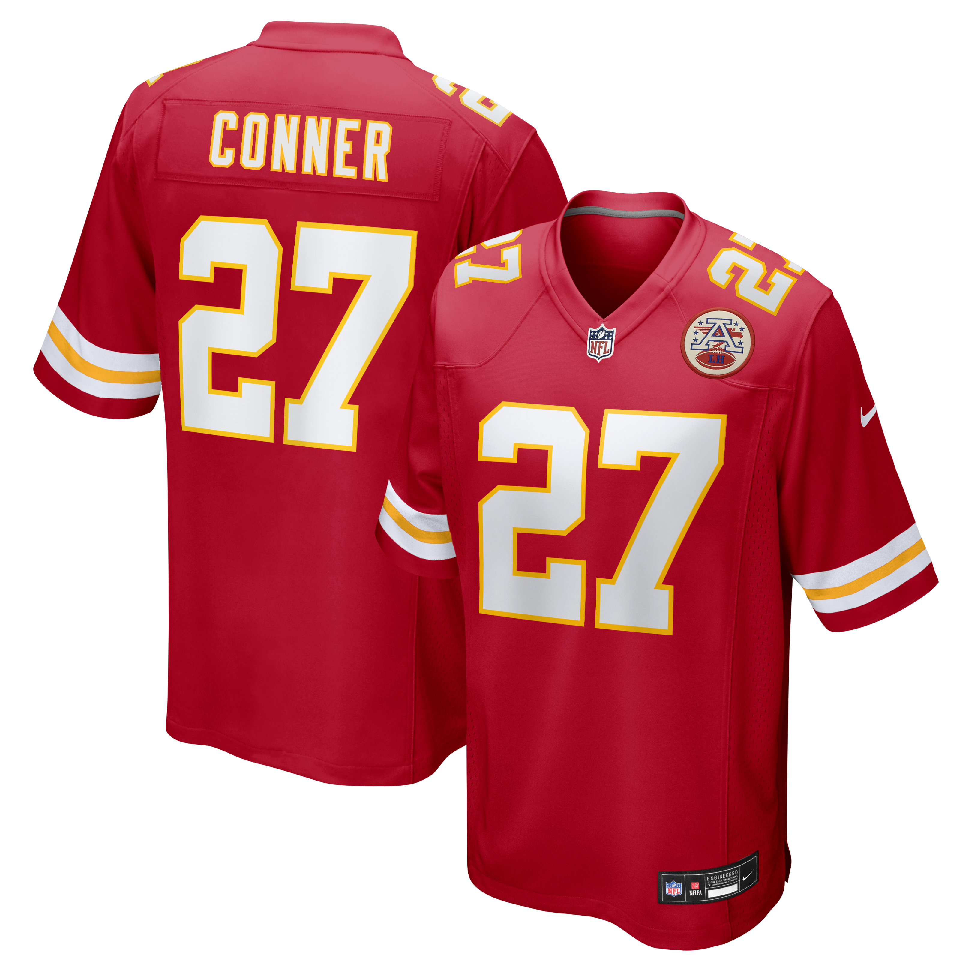 Men's Nike Chamarri Conner Red Kansas City Chiefs Game Jersey