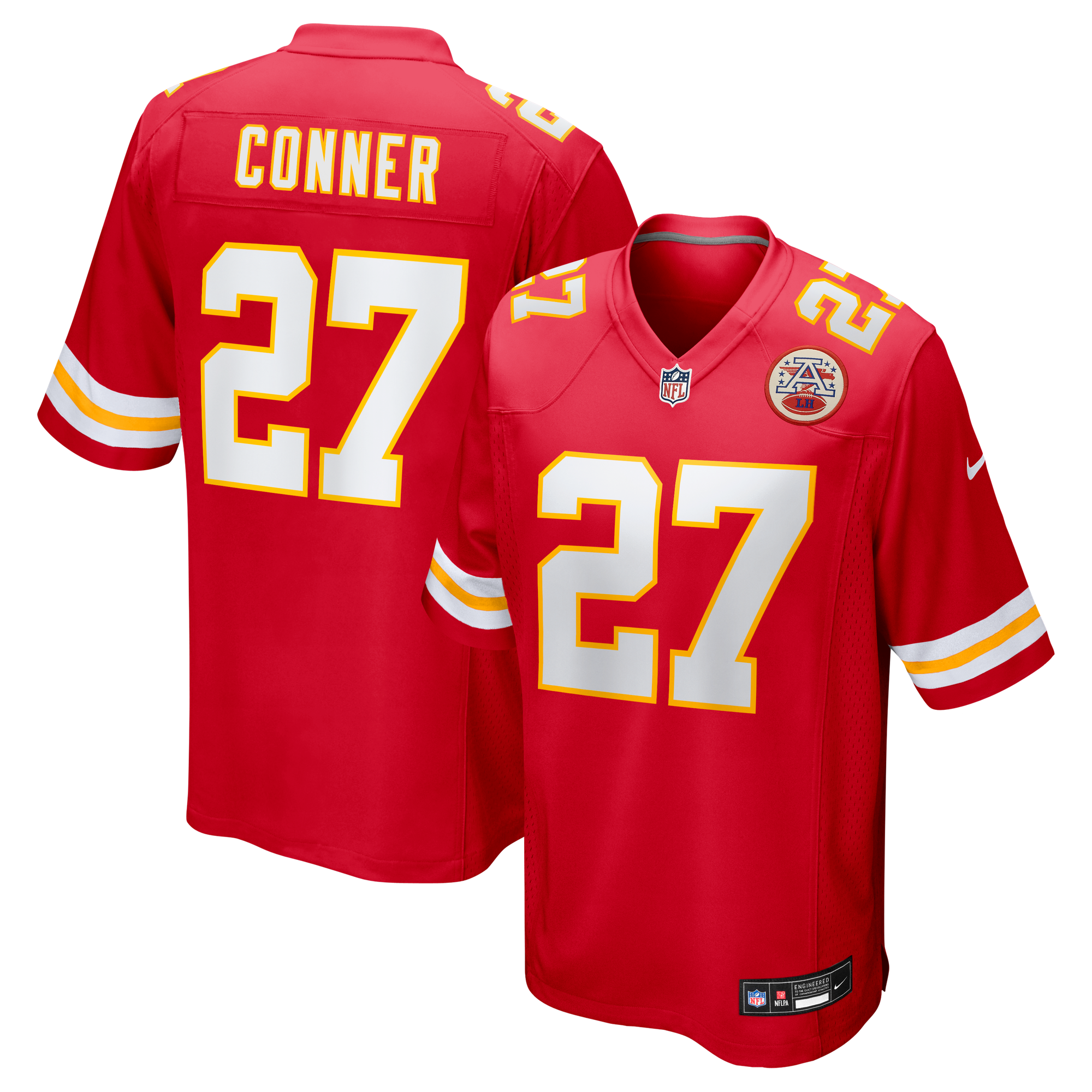 Men's Nike Chamarri Conner Red Kansas City Chiefs Game Jersey