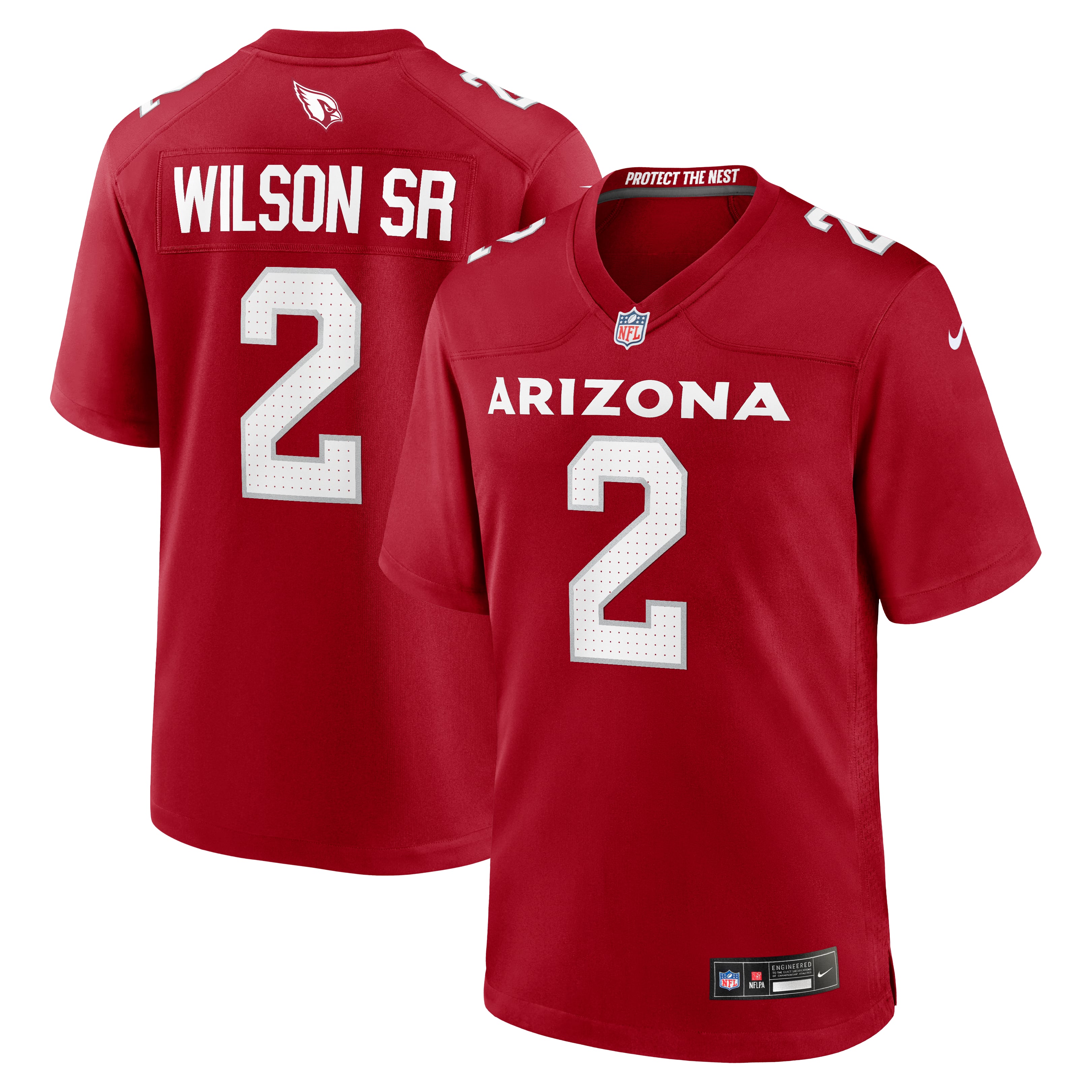 Men's Nike Mack Wilson Sr.  Cardinal Arizona Cardinals Team Game Jersey