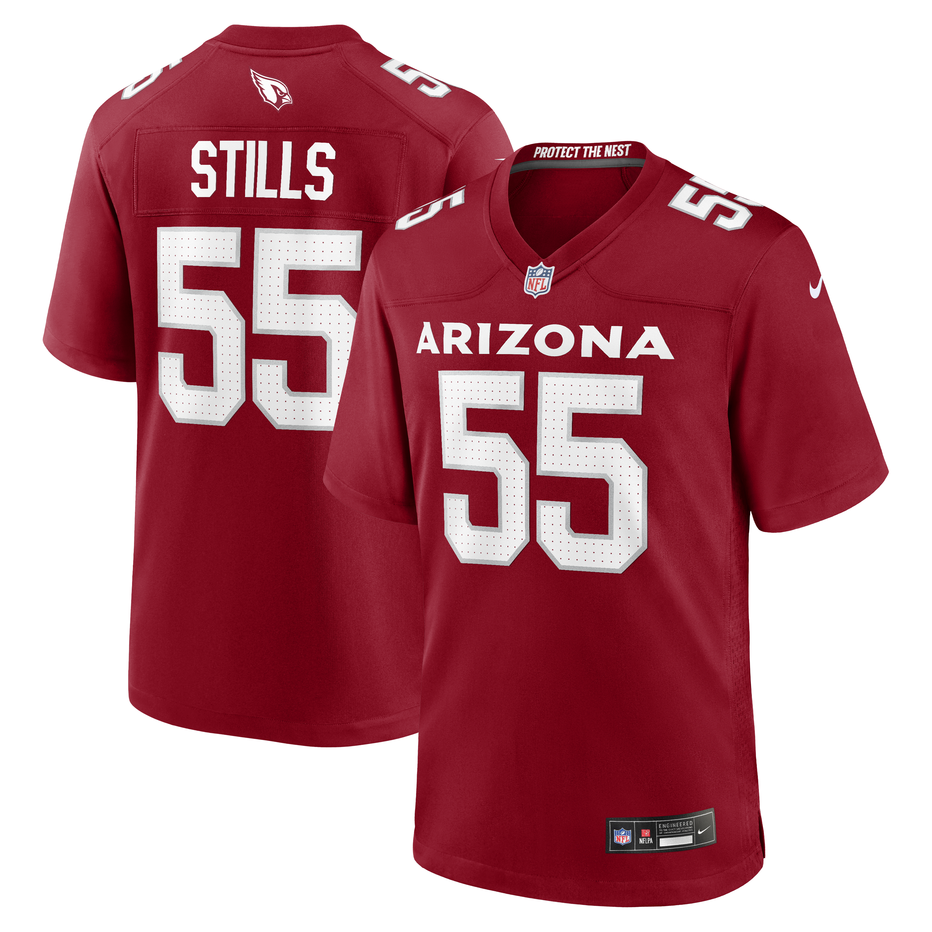 Men's Nike Dante Stills Cardinal Arizona Cardinals Team Game Jersey